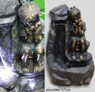 126-004 Фонтан 65см. (х1)Полистоун