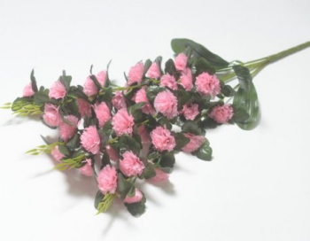 Искусственные цветы, Ветка в букете гвоздика 5 веток (1010237)