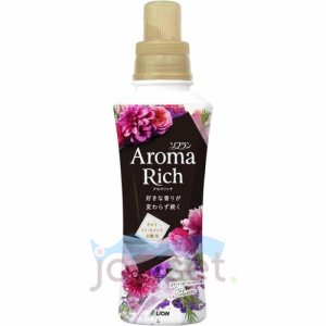 Lion Aroma Rich Juliette Ополаскиватель для белья дезодорирующий с натуральными ароматическими маслами, смородина, жасмин, ваниль, 480 мл