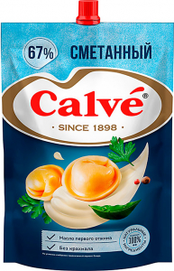 «Calve», майонез «Сметанный» 67%, 700г