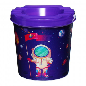 Стакан - непроливайка для рисования Calligrata «Космобой», 210 мл, с рисунком