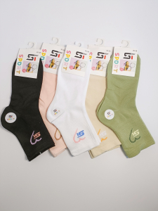 Носки  подростковые спортивные ( 5 пар ) арт.СТС01 (р 35-38)