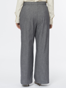 Прямые брюки из жаккарда