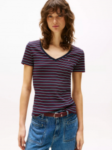 Stripe V-Neck Favorite T-Shirt