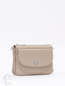 Сумка женская кожаная 0548C apricot Polina&Eiterou  в Новосибирске