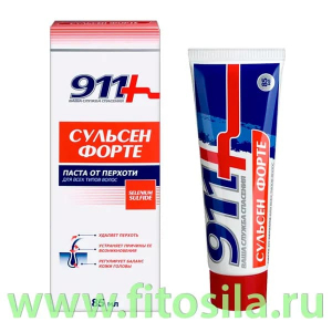 911 СУЛЬСЕН ФОРТЕ паста от перхоти 85 мл