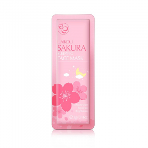 Ночная несмываемая маска для лица с сакурой LAIKOU Sakura Sleeping Face Mask, 3 гр.