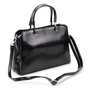 Женская кожаная сумка 1442 Блек