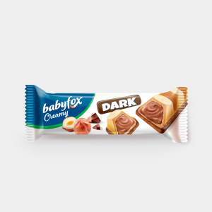 «BabyFox», вафельный батончик Creamy Dark, 18,2 г (упаковка 24 шт)