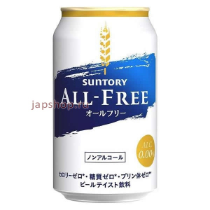 Suntory All Free Пиво безалкогольное, ж\б, 350 мл (4901777349094)