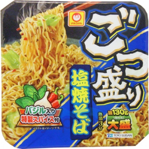 Лапша Сио Якисоба с оливковым маслом, базиликом и специями, 158 гр.