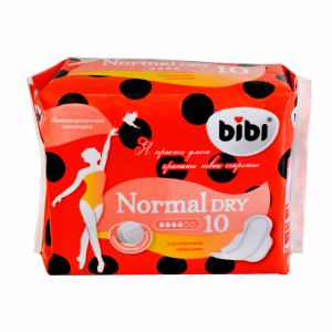 Прокладки "BIBI" Normal Dry, 4 капли, 10 шт.