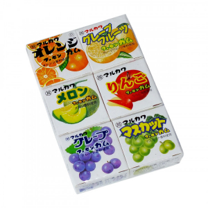 Жевательная резинка Марукава ассорти из 6 вкусов, 32,4 г