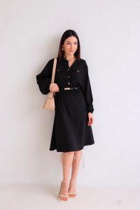 16052 Платье черное