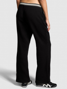 Ivy Fleece Split-Hem Flare Sweatpants