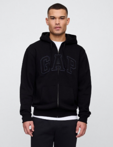 Relaxed Gap Logo Zip Hoodie