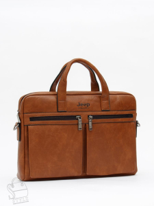 Портфель мужской 6677-3 brown Jeep
