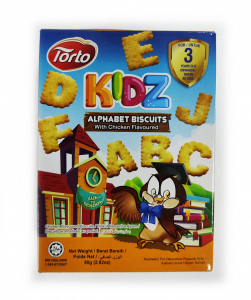 Печенье Алфавит со вкусом курицы TORTO KIDS, 80 гр