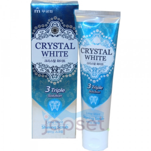 Crystal White Зубная паста отбеливающая с ароматом мяты и лайма, 110 гр