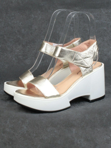 08-QL6989-1A WHITE Босоножки женские (натуральная кожа)