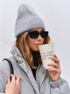 Шапка на велюре 40% ангора PR 25025/1