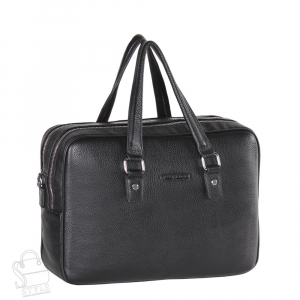 Портфель мужской кожаный 66306H black Heanbag