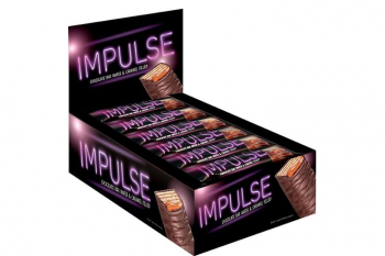 Вафли «Impulse» с мягкой карамелью в глазури, 16 г (упаковка 24 шт)