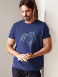 Футболка из премиального хлопка с авторским принтом