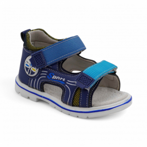 Сандалии детские ВМ865-1-1 серо голубые п/п