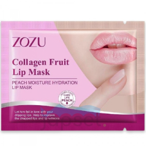 Zozu Гидрогелевый патч для губ с экстрактом персика, 8 гр