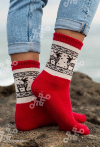 Носки из монгольской шерсти         (арт. 01154)