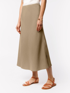 Юбка из плотного лиоцелла скроенная по косой