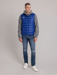 SMALL CHANNEL QUILTED PACKABLE VEST