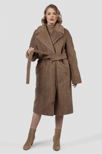 02-3271 Пальто женское утепленное (пояс)