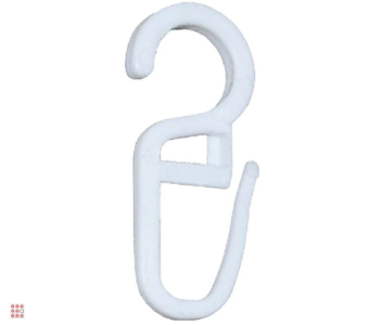 Крючок пластмассовый для штор на кольцо в упак. 100 шт