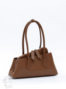 Сумка женская кожаная 6006L brown Polina&Eiterou