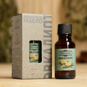 Масло эфирное «Эвкалипт» 20 мл, крафт, Добропаровъ