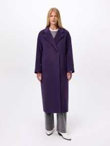 Шерстяное пальто с мембраной и утеплённой спинкой