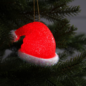 Светодиодная фигура «Колпак» 10 см, пластик, батарейки AG13?3 (в комплекте), свечение мульти (RGB)