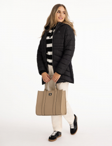 USPA BOX TOTE WITH CROSSBODY STRAP