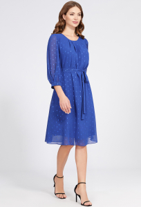 Платье Bazalini 4824 василёк