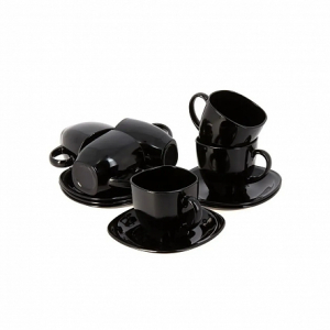 Набор чайный CARINE BLACK 220мл 12 предметов