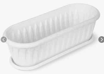 Кактусница Фелиция 28.5см Мрамор