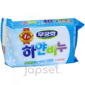 Laundry Soap Хозяйственное мыло отбеливающее, для стирки взрослого и детского белья, 230 гр
