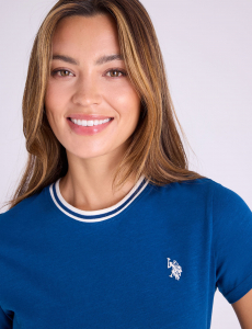 RINGER NECK TRIM T-SHIRT