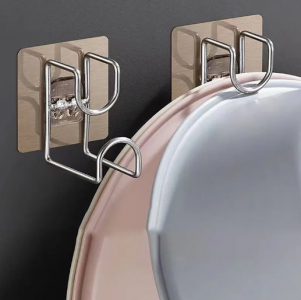 Крючок для ванной с двойной фиксацией, 1 шт.