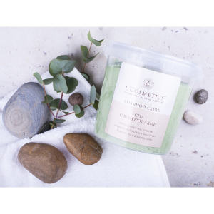 Соляной скраб для тела «спа солевая» с водорослями 1000 гр