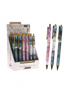 Ручка шариковая автомат BrunoVisconti. Carrara.Bright 0.5мм, стерж/син, МИКС