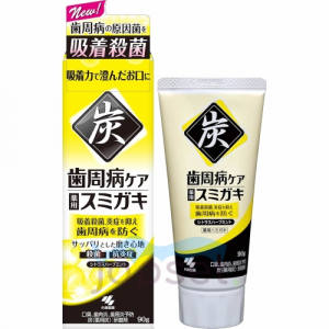 Care Sumigaki Зубная паста для профилактики болезней дёсен с микрогранулами угля, вкус мяты, цитрусов и трав, 90 гр