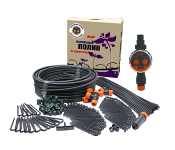 Капельный полив «Жук» от водопровода с таймером на 60 растений